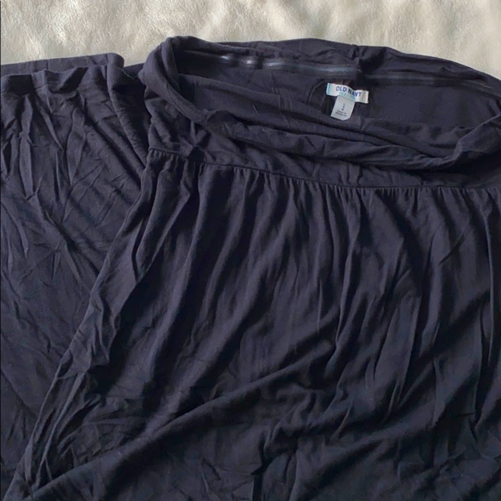 Black strapless old navy dress